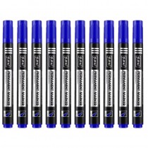 10 Stück Permanentmarker, Wasserdichte Marker Blau