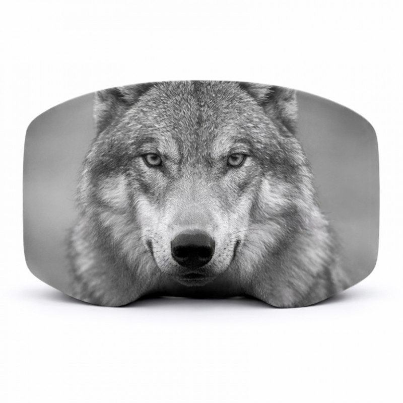 Skibrillen Schutz – Schutzhülle für Skibrille – One Size Wolf