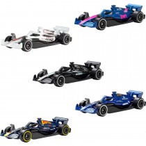 Hot Wheels 5er Geschenkset Race Team, Set aus 5 Formel 1 Spielzeugautos