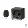 Uhrenbeweger für 1 Uhren, Watchwinder Carbon