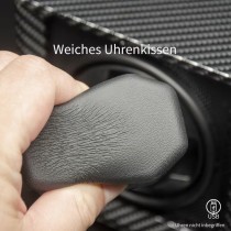 Uhrenbeweger für 1 Uhren, Watchwinder Carbon