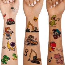 Temporäre Tattoos für Kinder – 60 Bögen für Jungs und Mädchen