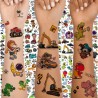 Temporäre Tattoos für Kinder – 60 Bögen für Jungs und Mädchen
