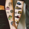 Temporäre Tattoos für Kinder – 60 Bögen für Jungs und Mädchen