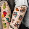 Temporäre Tattoos für Kinder – 60 Bögen für Jungs und Mädchen