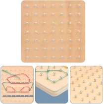 Geoboard, Geometrische Formen Motorikspielzeug Lernspielzeug