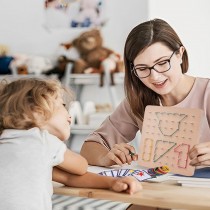 Geoboard, Geometrische Formen Motorikspielzeug Lernspielzeug