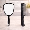 5-teiliges Haarstyling-Kamm-Set mit Spiegel & Halter
