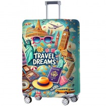 Kofferhülle – Elastischer Kofferschutz – Grösse XL Travel Dreams