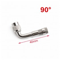 Ventilverlängerung 90° mit Rückschlagventil