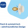Mam Original Kautschuk Schnuller 2 Stück, 6-16 Monate