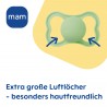 Mam Air Night Silikon Schnuller, 2 Stück, 6-16 Monate Mond & Universum