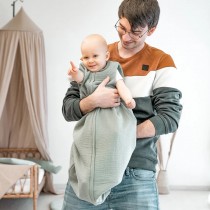Julius Zöllner Musselin Sommerschlafsack – Grösse 60 (2–6 Monate) Grün