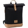 Fillikid Wickelrucksack Rolltop Berlin Schwarz