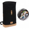 Fillikid Wickelrucksack Rolltop Berlin Schwarz