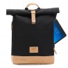Fillikid Wickelrucksack Rolltop Berlin Schwarz