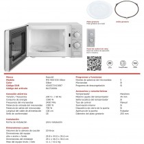 Exquisit Mikrowelle MW900-030 Silber