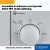 Exquisit Mikrowelle MW900-030 Silber