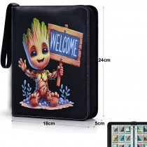 Pokemon Sammelalbum, Sammelordner, Aufbewahrungstasche für 400 Karten Welcome Groot