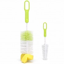 Flaschenbürste  2er Set Grün