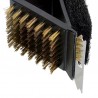 3-in-1 Grillbürste mit langem Griff