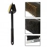 3-in-1 Grillbürste mit langem Griff