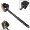 3-in-1 Grillbürste mit langem Griff