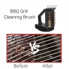 3-in-1 Grillbürste mit Schwamm und Metallschaber