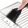 2in1 Grillbürste mit Metallschaber und Kunststoffgriff