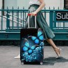 Kofferhülle – Elastischer Kofferschutz – Grösse L Blue Butterfly