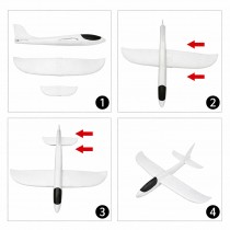 Airplane Segelflugzeug Weiss