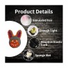 LED Horror Hasenmaske – Leuchtende Halloween Bunny Maske