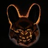 LED Horror Hasenmaske – Leuchtende Halloween Bunny Maske