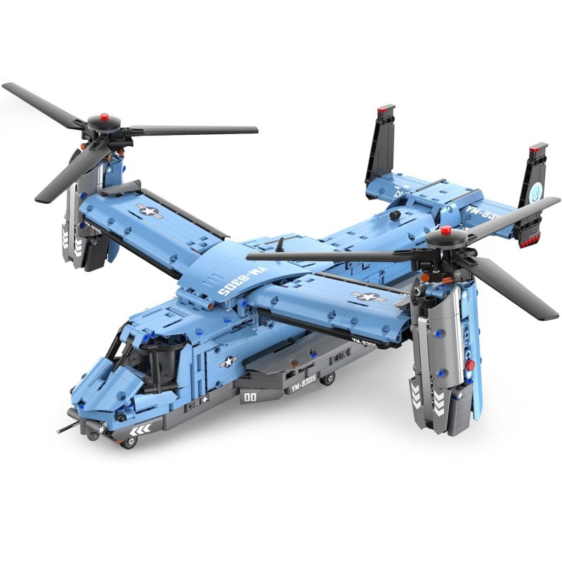 Militär-Hubschrauber Baustein-Set 1486 Teilen