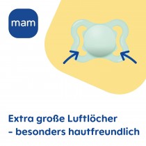 Mam Air Silikon Schnuller, 2 Stück, 0-6 Monate