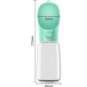 Hundetrinkflasche 550 ml – Wasserflasche für Hunde Türkis