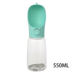 Hundetrinkflasche 550 ml – Wasserflasche für Hunde Türkis