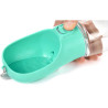 Hundetrinkflasche 550 ml – Wasserflasche für Hunde Türkis
