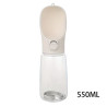 Hundetrinkflasche 550 ml – Wasserflasche für Hunde Beige