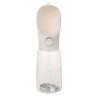 Hundetrinkflasche 550 ml – Wasserflasche für Hunde Beige