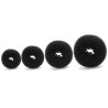 4-teiliges Donut-Haarknoten-Set – 4 Dutt-Rollen, Donut-Knoten Schwarz