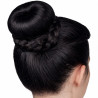 4-teiliges Donut-Haarknoten-Set – 4 Dutt-Rollen, Donut-Knoten Schwarz