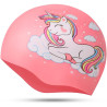 Silikon Kinder-Badekappe Einhorn Traum