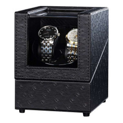 Uhrenbeweger für 2 Uhren, Watchwinder Kamelmuster