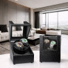 Uhrenbeweger für 2 Uhren, Watchwinder Kamelmuster