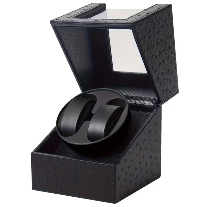 Uhrenbeweger für 2 Uhren, Watchwinder Kamelmuster