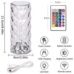 LED Kristalleffektleuchte