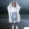 Regenponcho Transparent mit Kapuze One Size 123cm | befox.ch