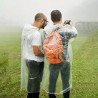 4 Stück Regenponcho, Regenpellerine Regenmantel Transparent