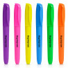 Textmarker in 6 verschiedenen Farben Multicolor